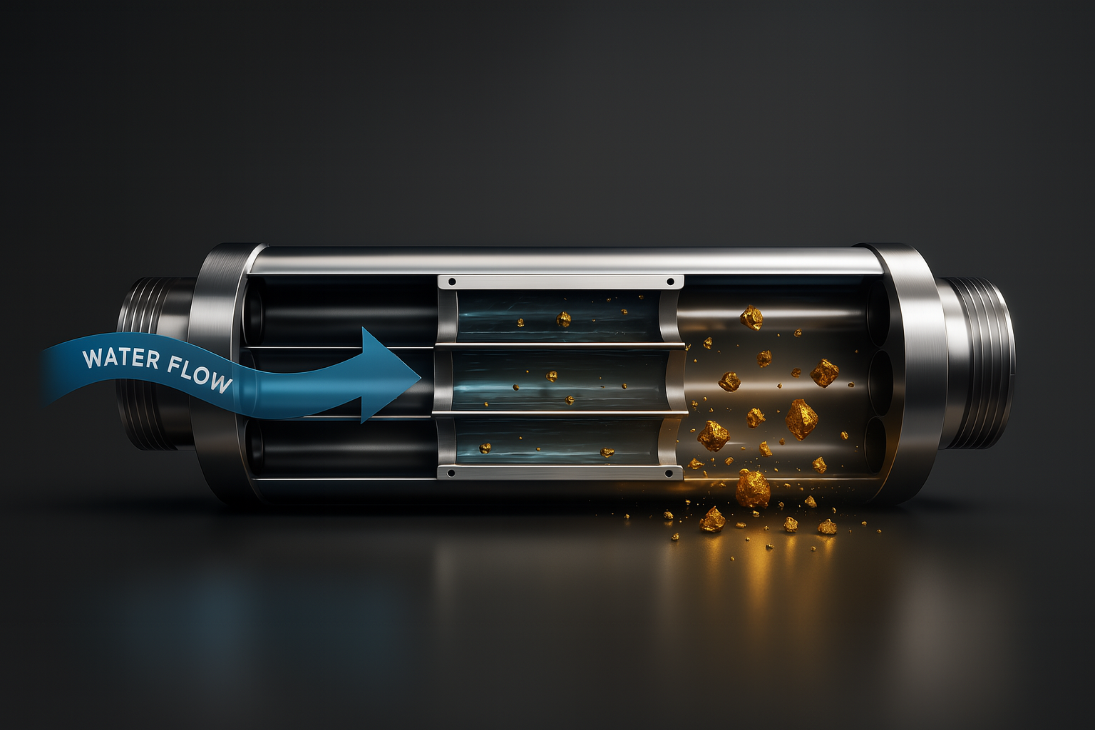 Electrostatic treatment unit installed inline